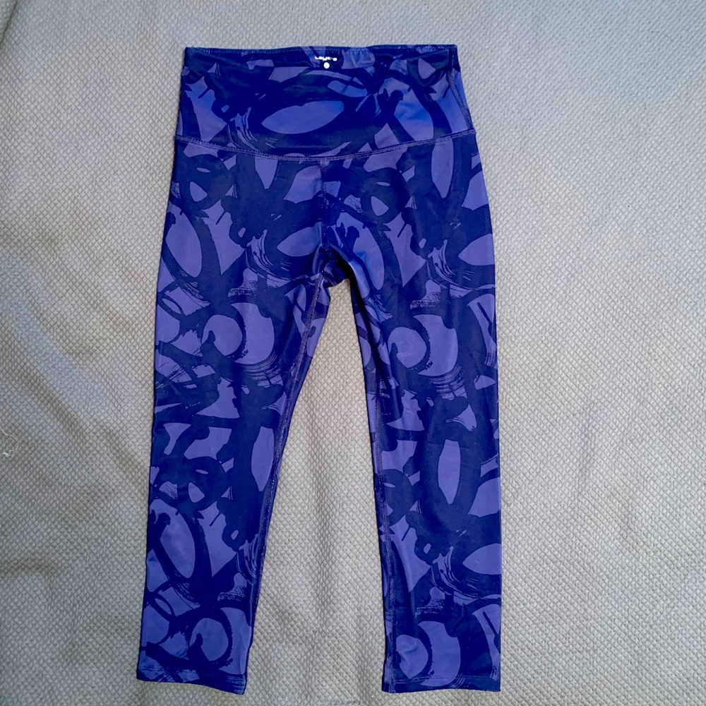 Leggings purple/navy blue size M